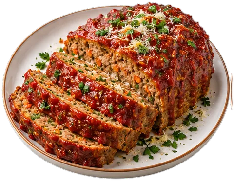Italian Meatloaf (4 servings) with its ingredients