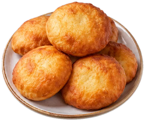Jamaican Fried Dumplings with its ingredients