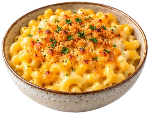 Loaded Instant Pot Macaroni with its ingredients