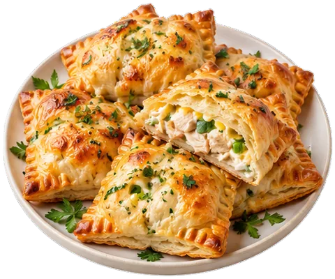 Pesto Chicken Pillows with its ingredients
