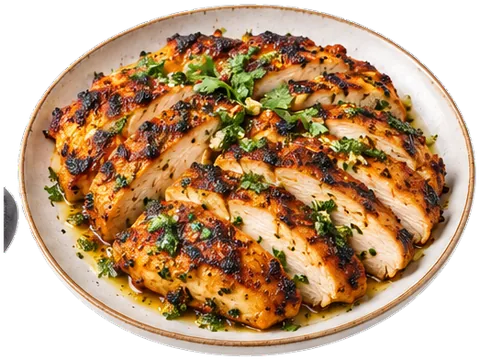 Pollo Asado with its ingredients