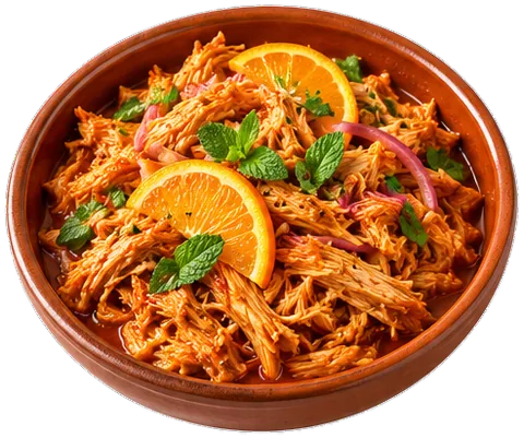 Pollo Pibil with its ingredients