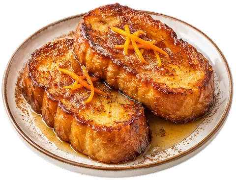 Sherry Torrijas with its ingredients