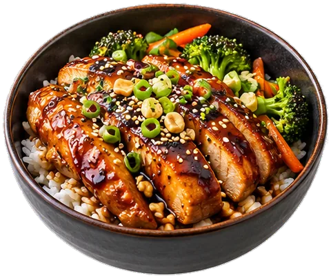 Slow Cooker Asian Glazed Chicken with its ingredients