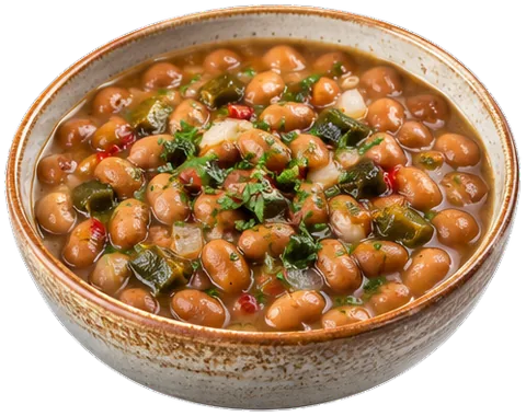 Slow Cooker Pinto Beans with its ingredients