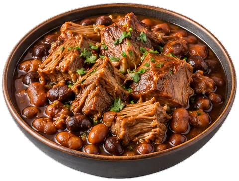 Slow Cooker Pork Adobo with its ingredients