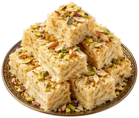 Soan Papdi with its ingredients
