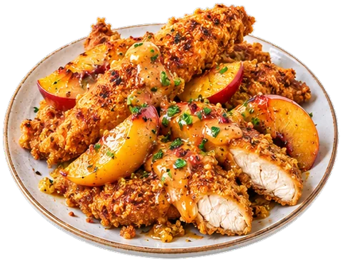 Spicy Cajun Chicken Tenders with its ingredients