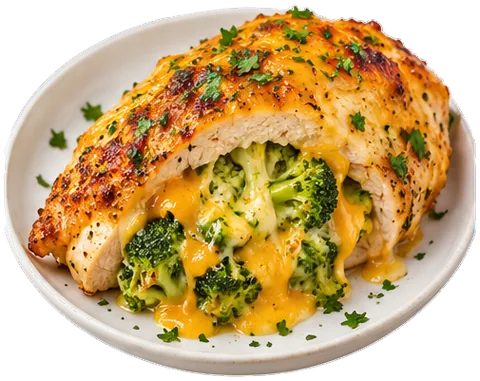 Stuffed Chicken Breast with its ingredients