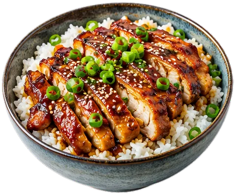 Teriyaki Chicken (4 servings) with its ingredients