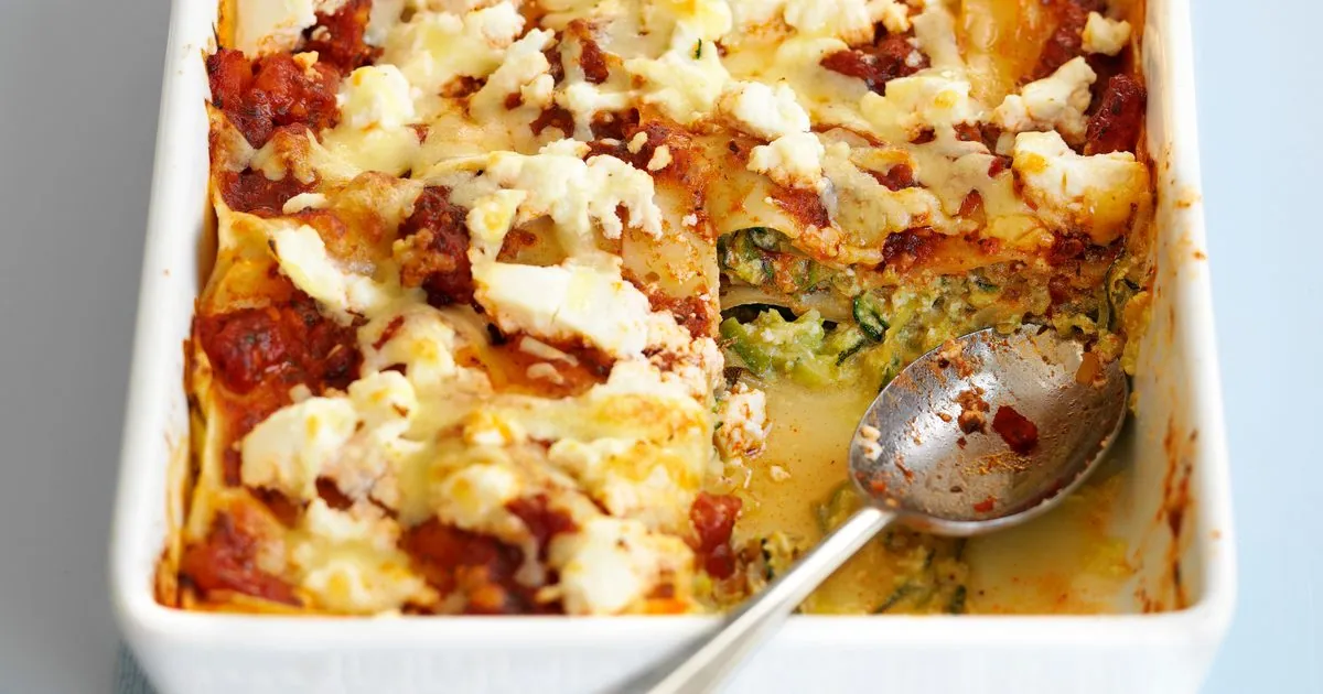 Creamy Courgette Lasagne