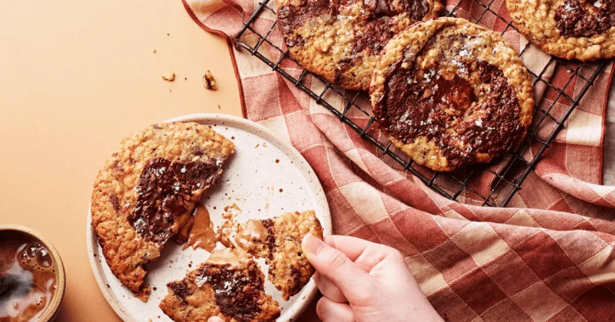 Salted Almond Chocolate Cookies