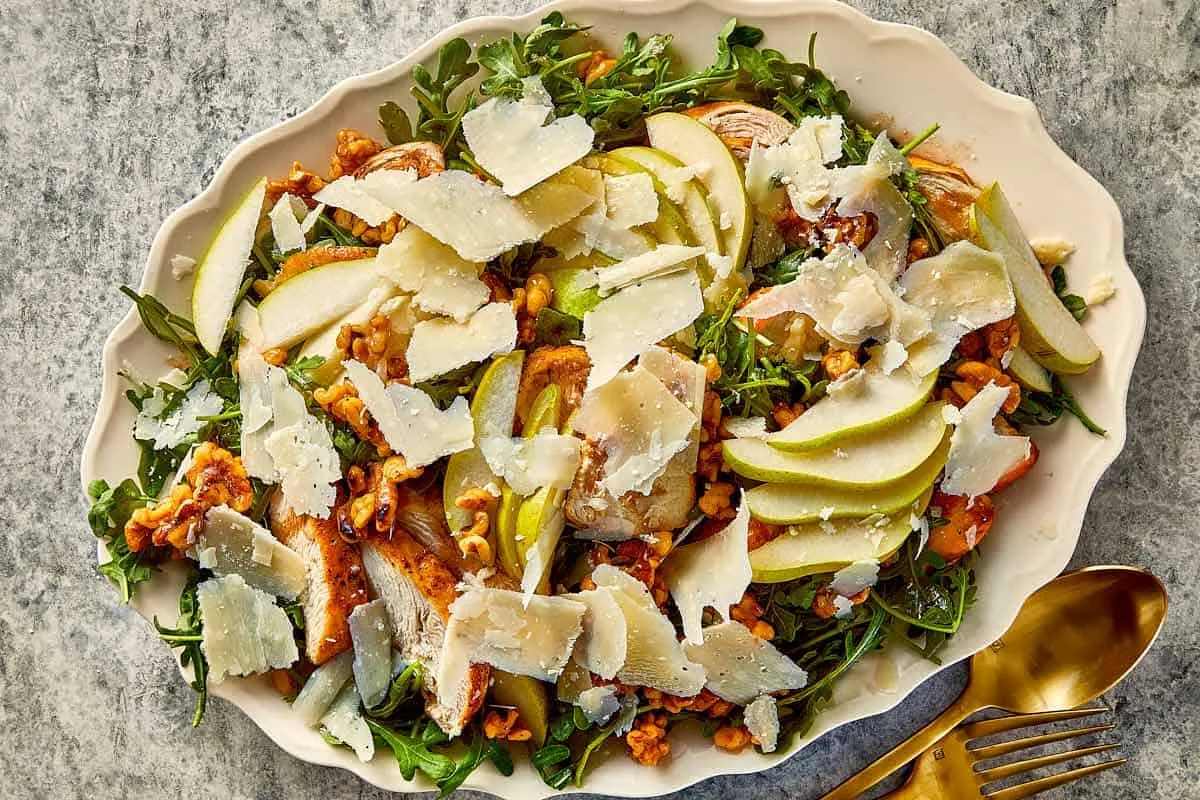 Chicken Arugula Pear Salad