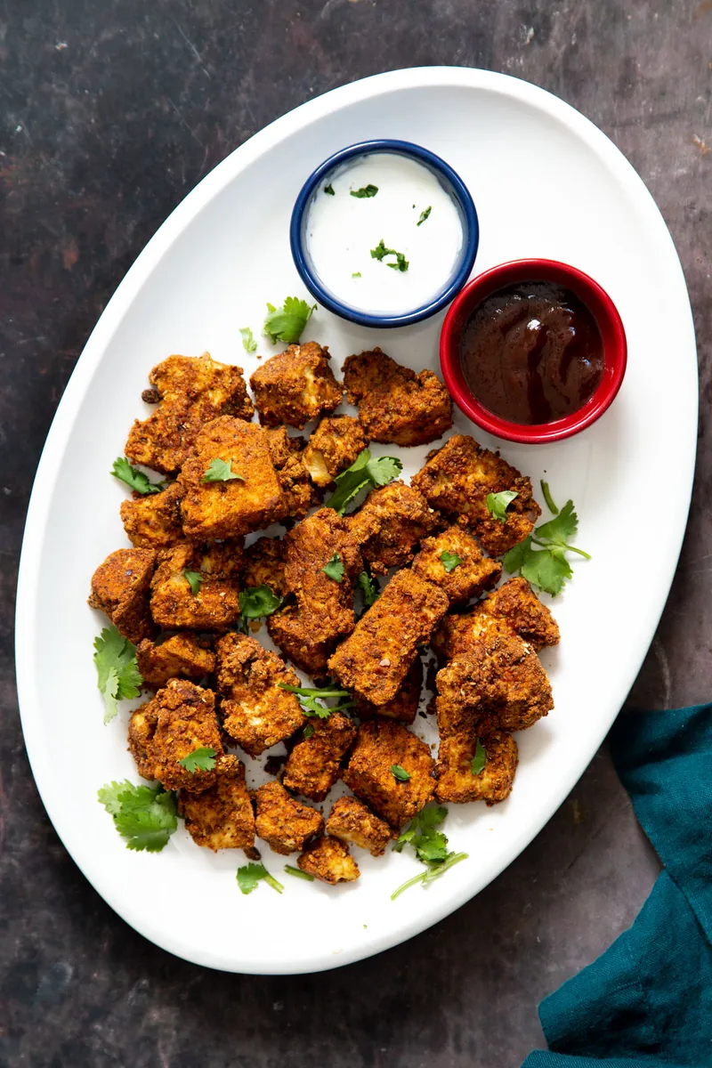 Baked Tofu Nuggets