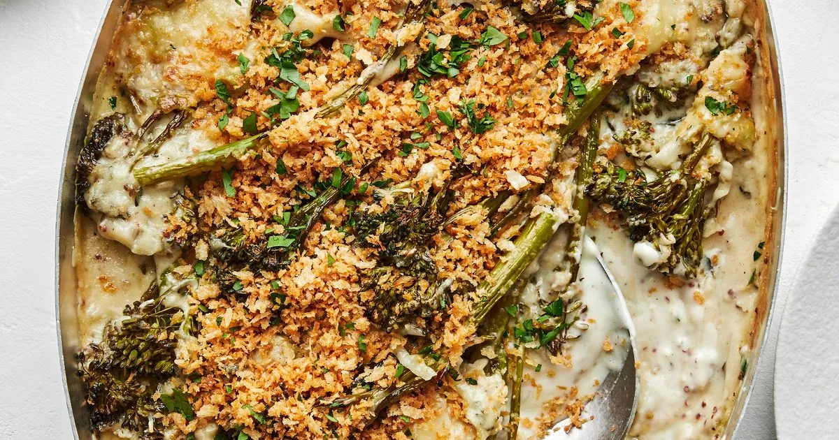 Broccolini au Gratin