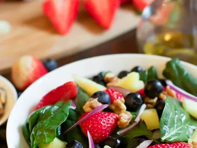 Spinach Fruit Salad