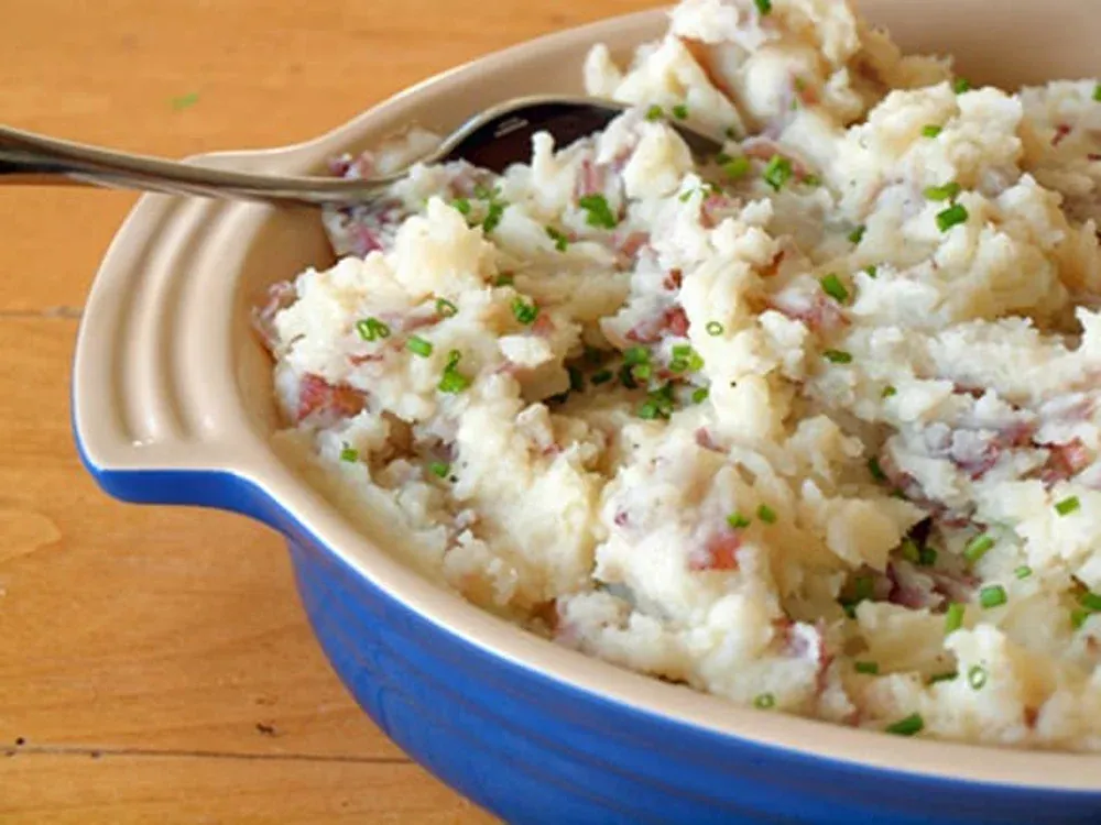 Parmesan Smashed Potatoes