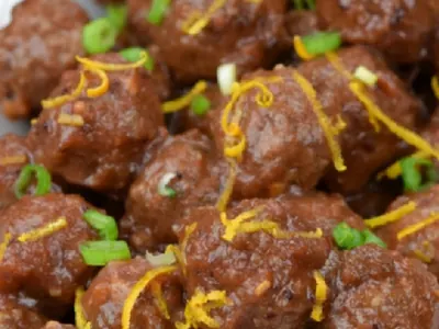 Cranberry Beef Meatballs