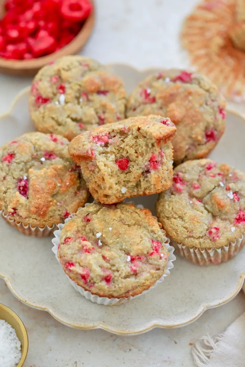 Raspberry Yogurt Muffins