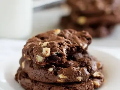 Double Chocolate Cake Mix Cookies