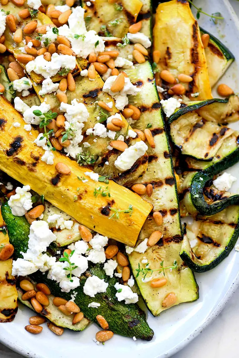 Grilled Zucchini Goat Cheese