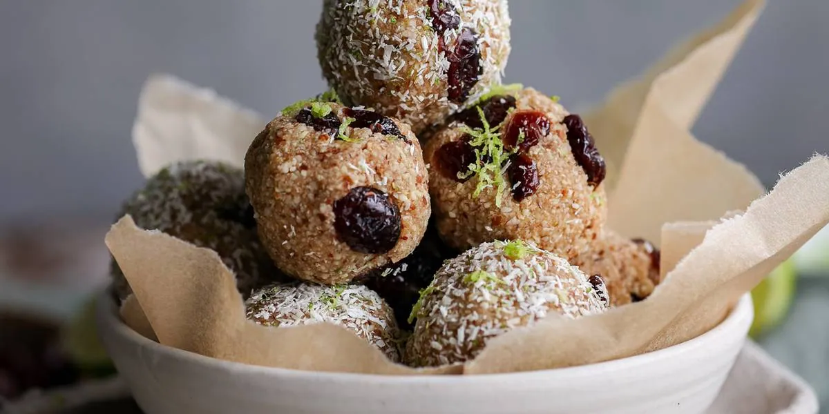 Cranberry Lime Bliss Balls