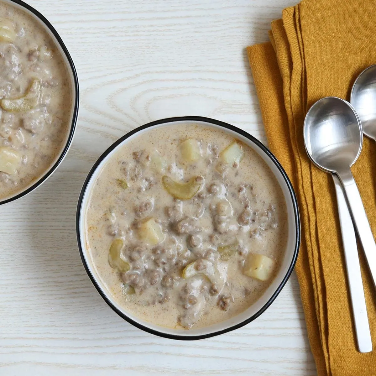 Cheeseburger Chowder