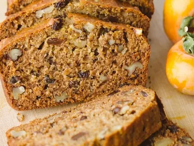 Persimmon Walnut Bread