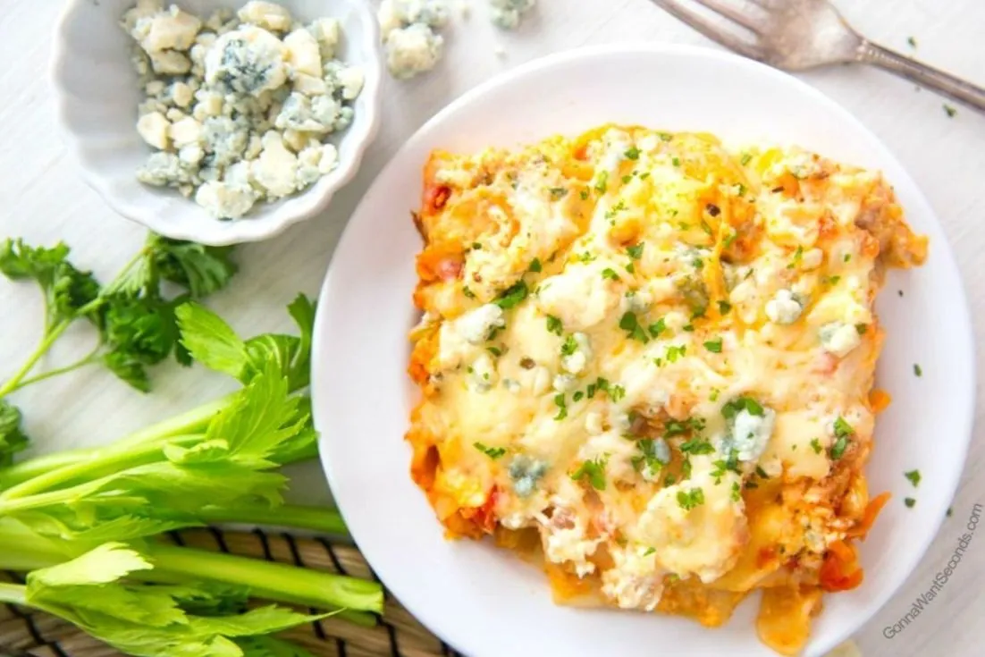 Buffalo Chicken Lasagna