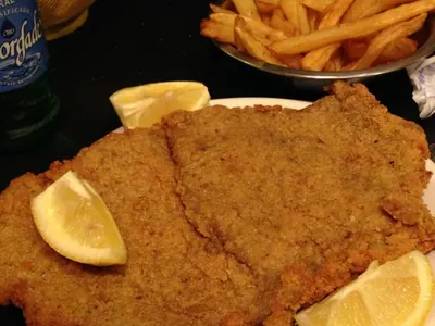 Beef Milanesa with bread crumbs