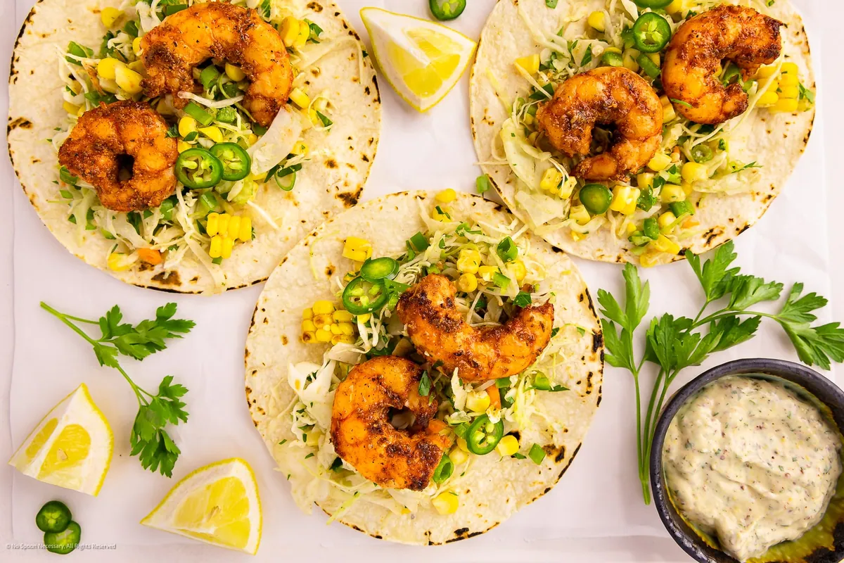 Blackened Shrimp Tacos