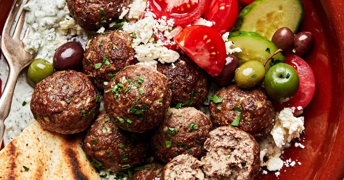 Mediterranean Beef Meatballs