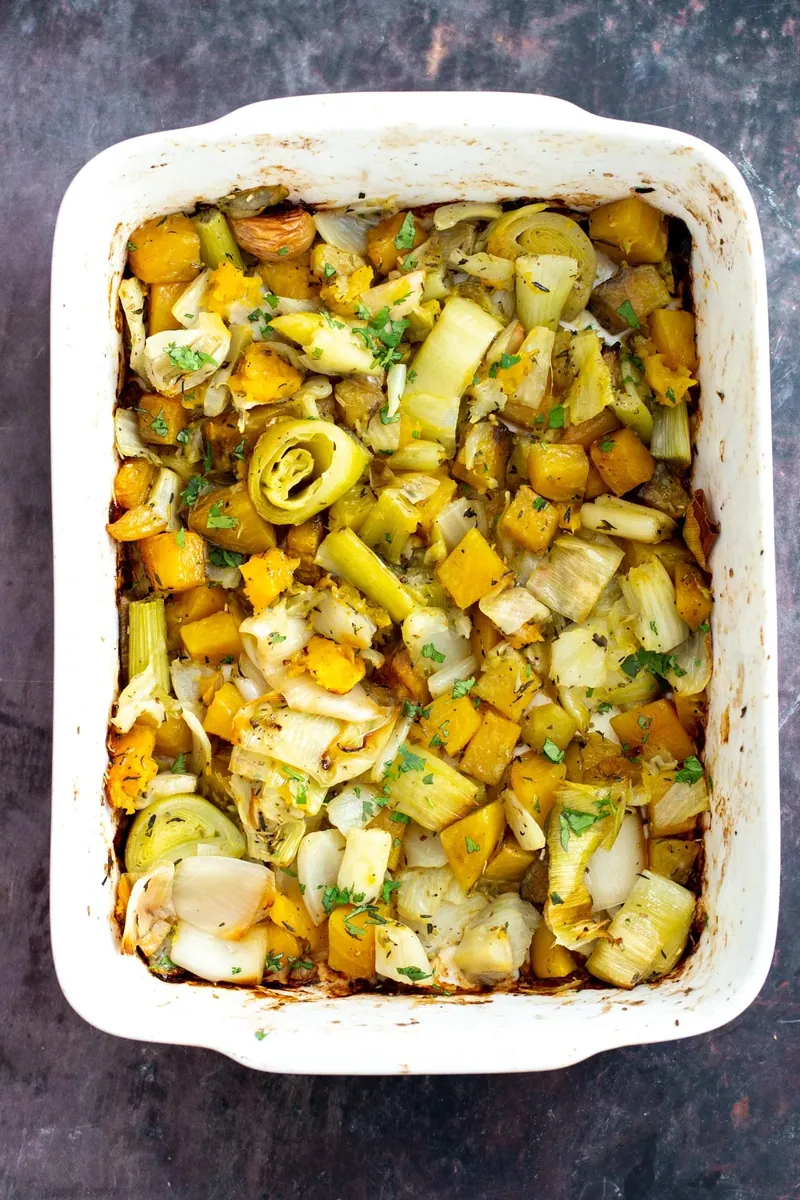 Roasted Golden Beets with Fennel