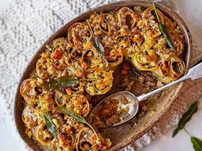 Mushroom Chestnut Rotolo