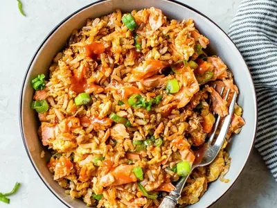 Salmon Fried Rice