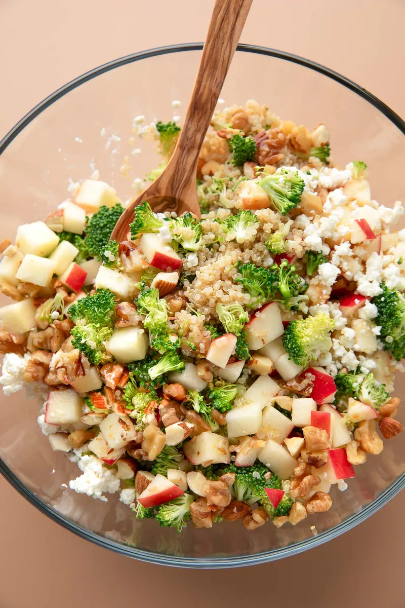 Broccoli Apple Quinoa Salad