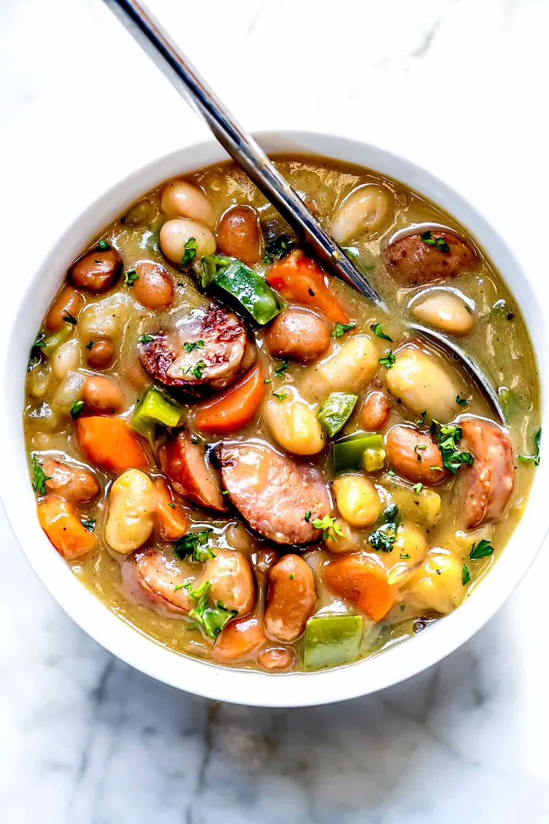 Creamy Bean and Sausage Soup
