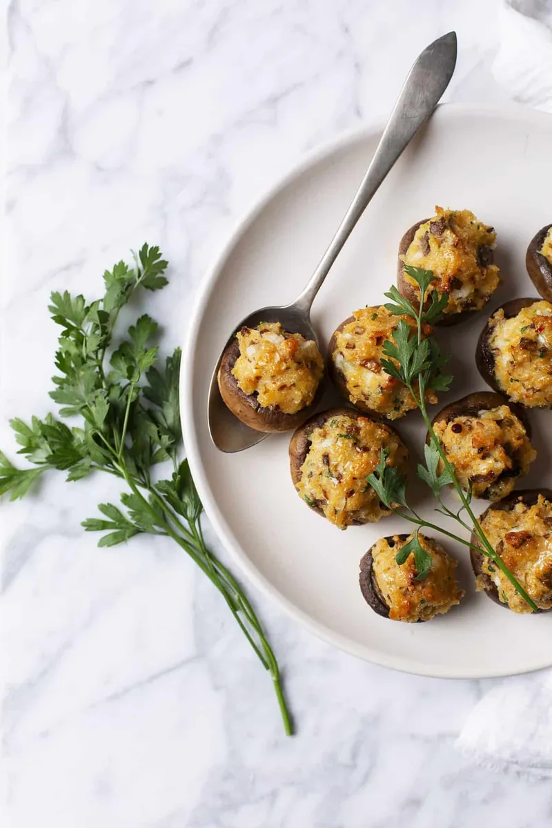 Crab Stuffed Mushrooms (24 servings)