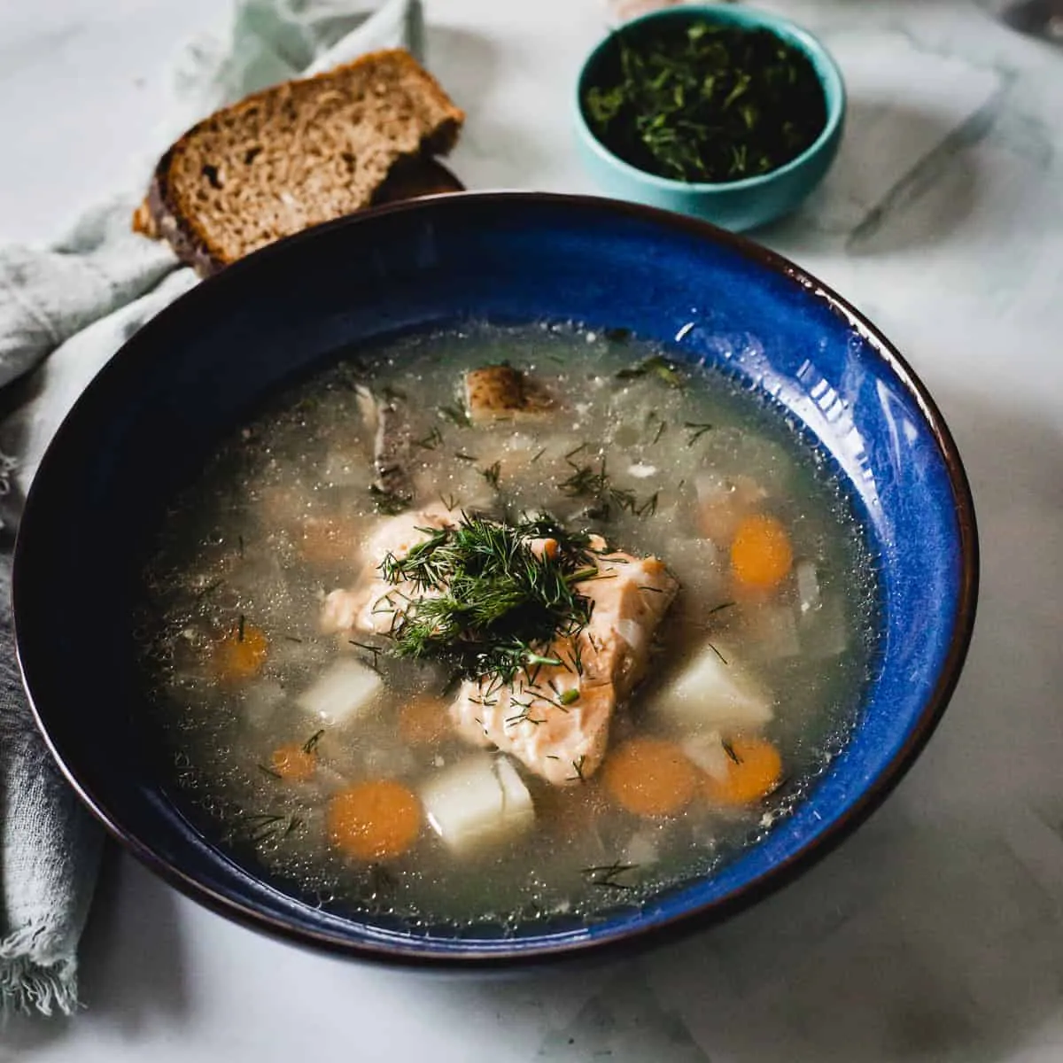 Russian Trout Fish Soup