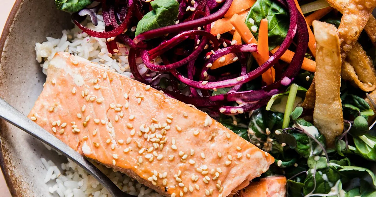Ponzu Salmon Bowls