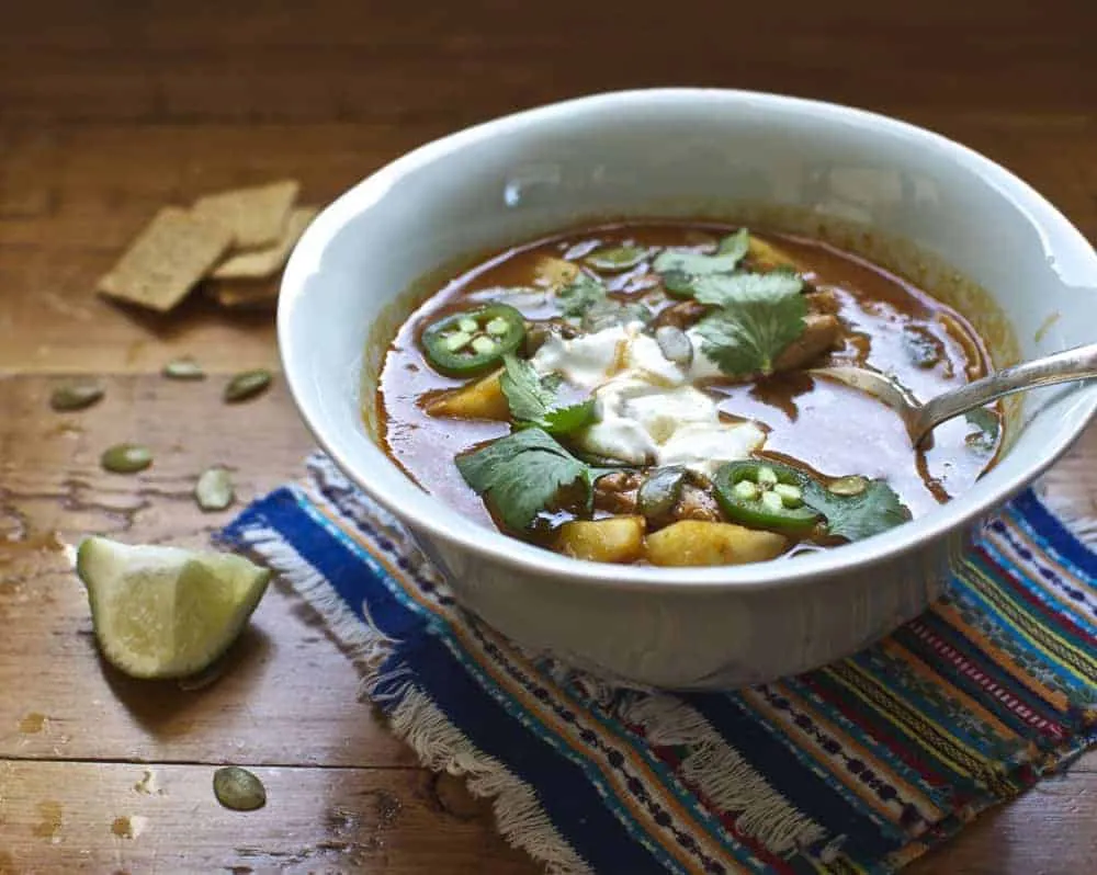 Chicken Chileatole Soup
