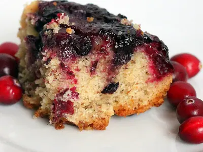 Cranberry Blueberry Upside Down Cake