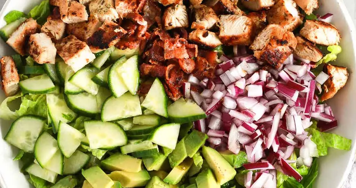 Chopped Chicken Salad With Bacon