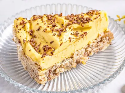 Almond Custard Cake
