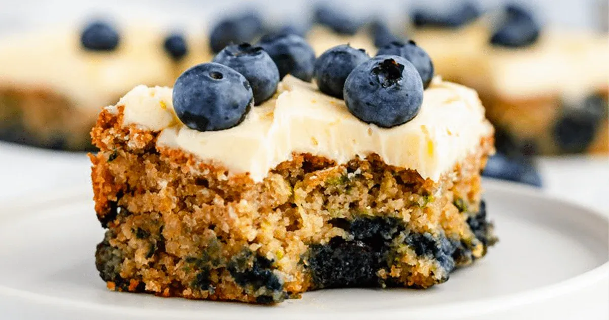 Lemon Blueberry Zucchini Cake