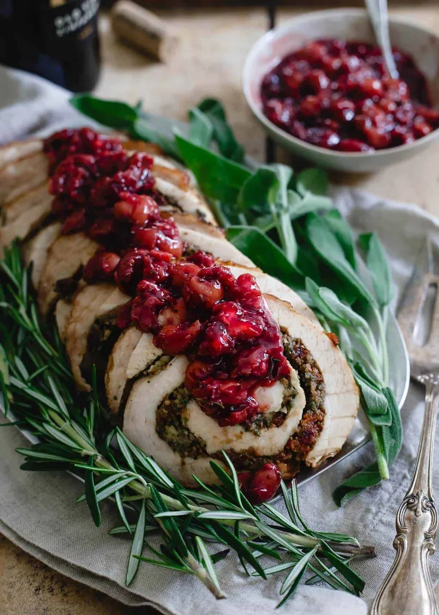 Stuffed Turkey Roulade