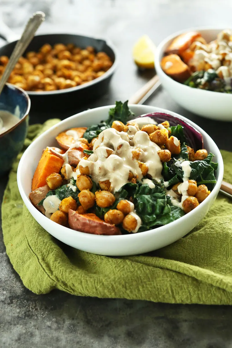 Sweet Potato Chickpea Bowl