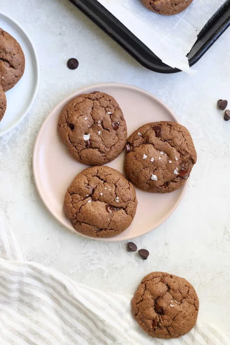 Double Chocolate Oat Cookies