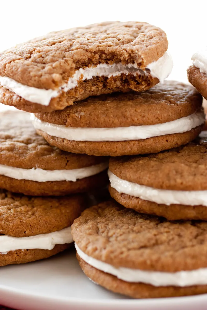 Oatmeal Cream Pies with butter