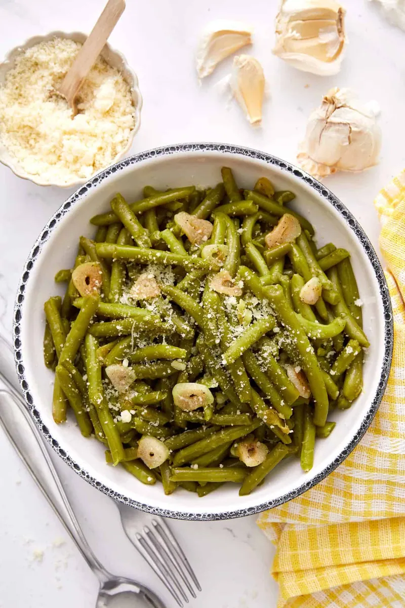 Garlic Parmesan Green Beans